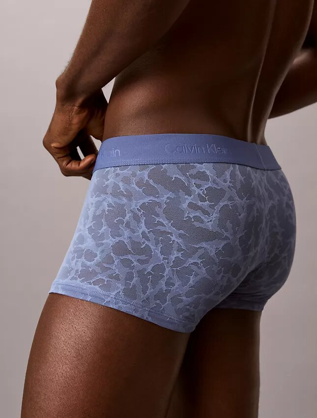 Low Rise Trunk en microfibre et dentelle Low Rise Trunk en microfibre et dentelle