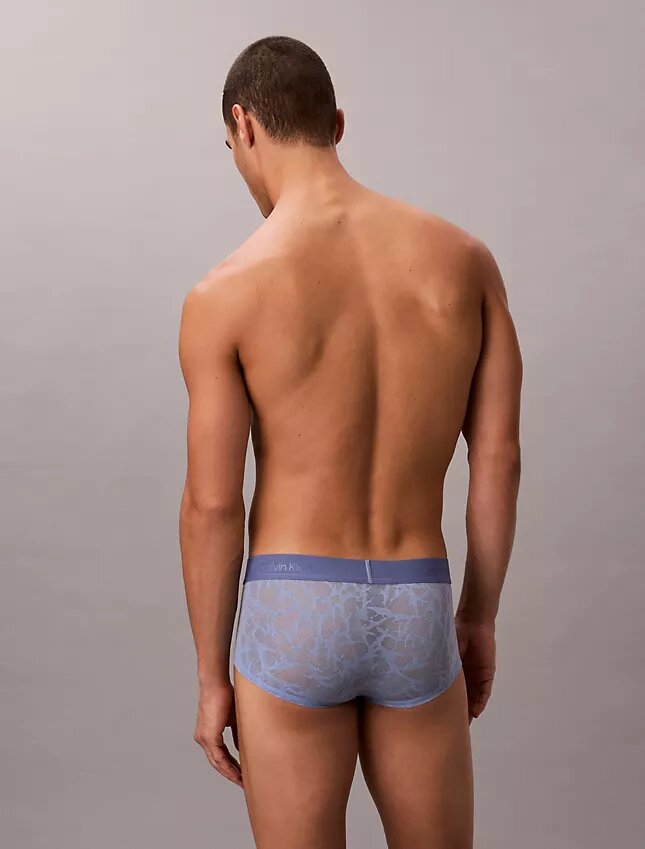 Low Rise Trunk en microfibre et dentelle Low Rise Trunk en microfibre et dentelle