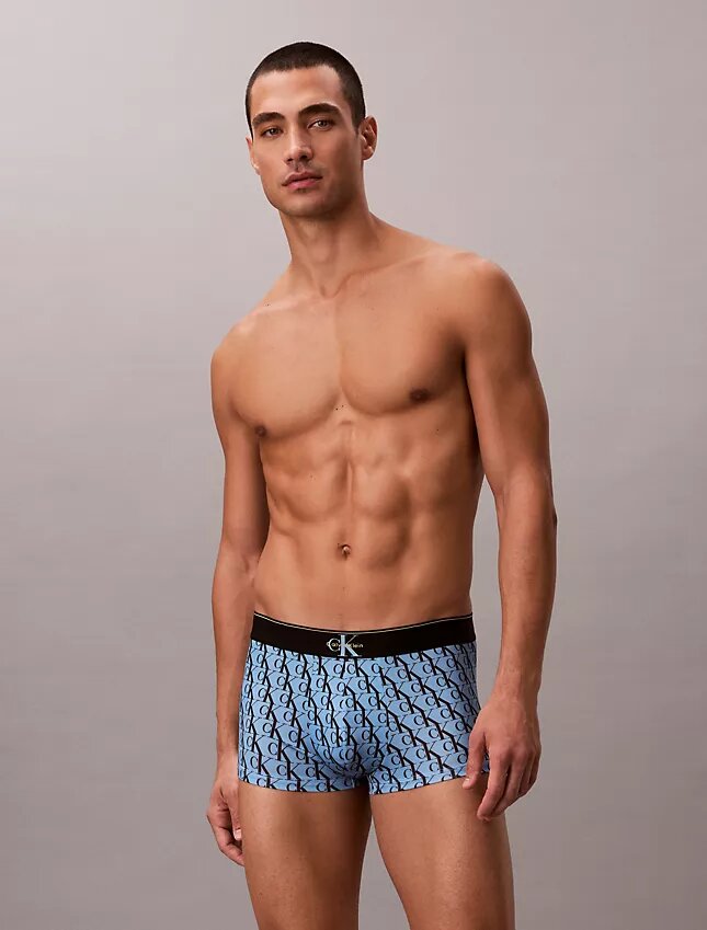 Low Rise Trunk en microfibre extensible avec motif Monogram Low Rise Trunk en microfibre extensible avec motif Monogram