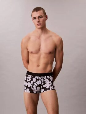 Low Rise Trunk imprimé noir CK Black Low Rise Trunk imprimé noir CK Black