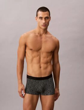 Low Rise Trunk imprimé noir CK Black Low Rise Trunk imprimé noir CK Black