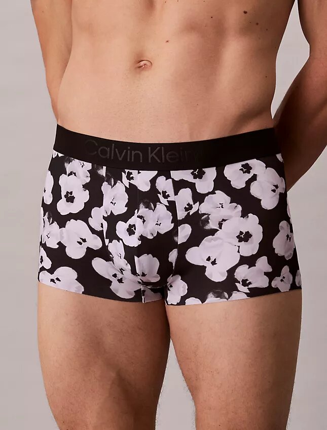 Low Rise Trunk imprimé noir CK Black Low Rise Trunk imprimé noir CK Black