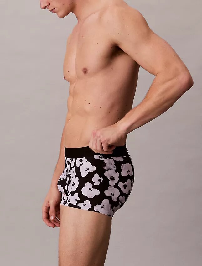 Low Rise Trunk imprimé noir CK Black Low Rise Trunk imprimé noir CK Black