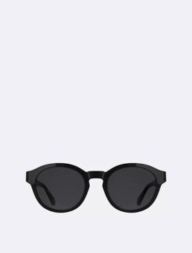 Lunettes de soleil ovales en acétate