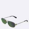 Lunettes de soleil ovales en métal Lunettes de soleil ovales en métal