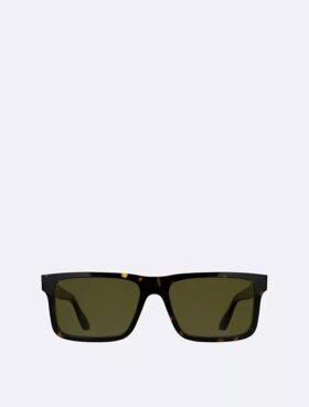 Lunettes de soleil rectangulaires en acétate
