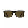 Lunettes de soleil rectangulaires modifiées avec monogramme emblématique Lunettes de soleil rectangulaires modifiées avec monogramme emblématique