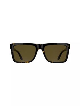 Lunettes de soleil rectangulaires modifiées avec monogramme emblématique