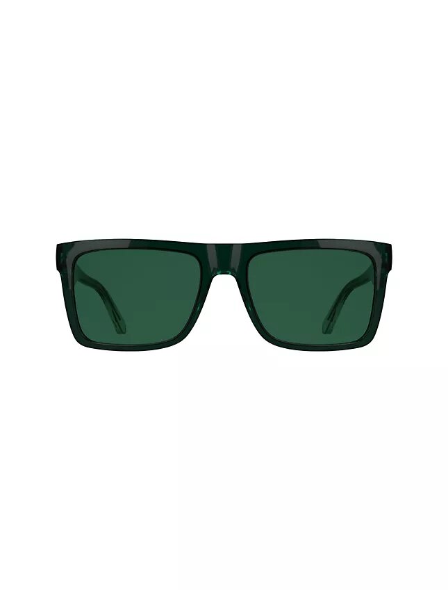 Lunettes de soleil rectangulaires modifiées avec monogramme emblématique Lunettes de soleil rectangulaires modifiées avec monogramme emblématique