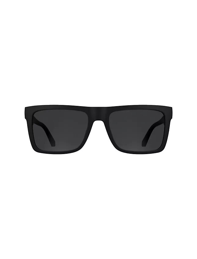 Lunettes de soleil rectangulaires modifiées avec monogramme emblématique Lunettes de soleil rectangulaires modifiées avec monogramme emblématique