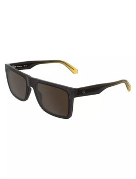 Lunettes de soleil rectangulaires modifiées avec monogramme emblématique