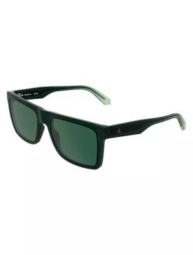 Lunettes de soleil rectangulaires modifiées avec monogramme emblématique