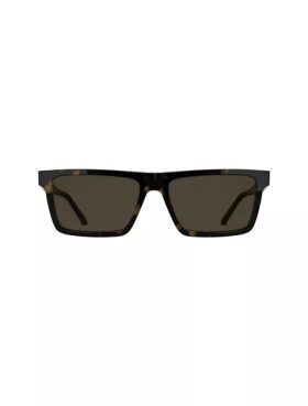 Lunettes de soleil rectangulaires modifiées fines en acétate Lunettes de soleil rectangulaires modifiées fines en acétate
