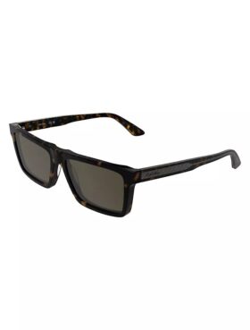 Lunettes de soleil rectangulaires modifiées fines en acétate Lunettes de soleil rectangulaires modifiées fines en acétate