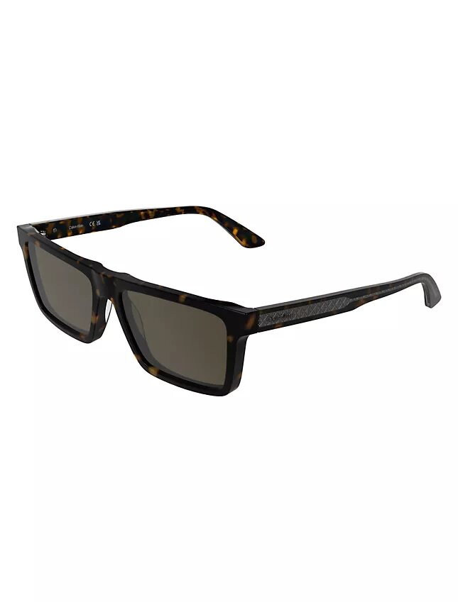 Lunettes de soleil rectangulaires modifiées fines en acétate Lunettes de soleil rectangulaires modifiées fines en acétate