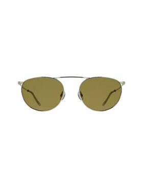 Lunettes de soleil rondes en métal