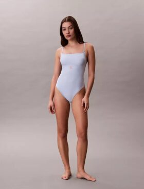 Maillot de bain une pièce à monogramme graphique Maillot de bain une pièce à monogramme graphique