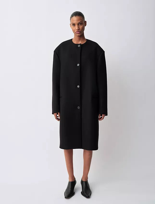 Manteau sans col Cora Manteau sans col Cora