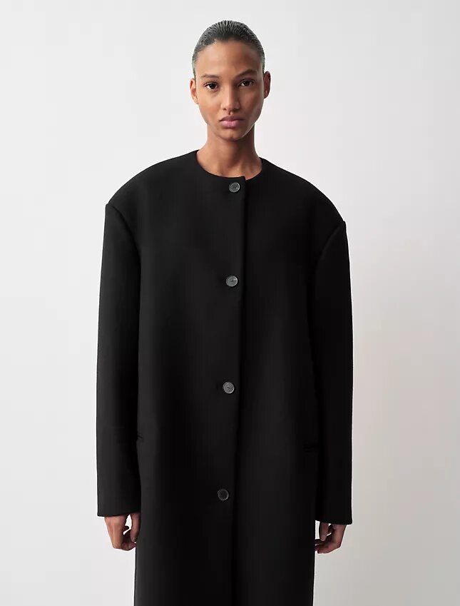 Manteau sans col Cora Manteau sans col Cora