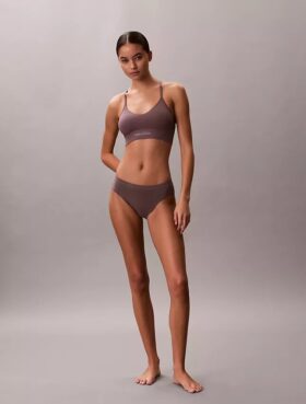 Microfiber Bralette sans coutures côtelée, légèrement rembourrée Microfiber Bralette sans coutures côtelée, légèrement rembourrée