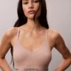 Microfiber Bralette sans coutures côtelée, légèrement rembourrée