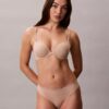 Microfiber Thong avec dentelle Microfiber Thong avec dentelle
