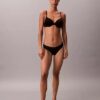 Microfiber Thong avec dentelle Microfiber Thong avec dentelle