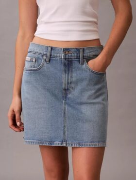 Mini-jupe en Denim