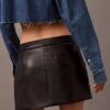 Mini-jupe en simili cuir Mini-jupe en simili cuir