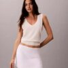 Mini-jupe-short en mélange de lin Mini-jupe-short en mélange de lin