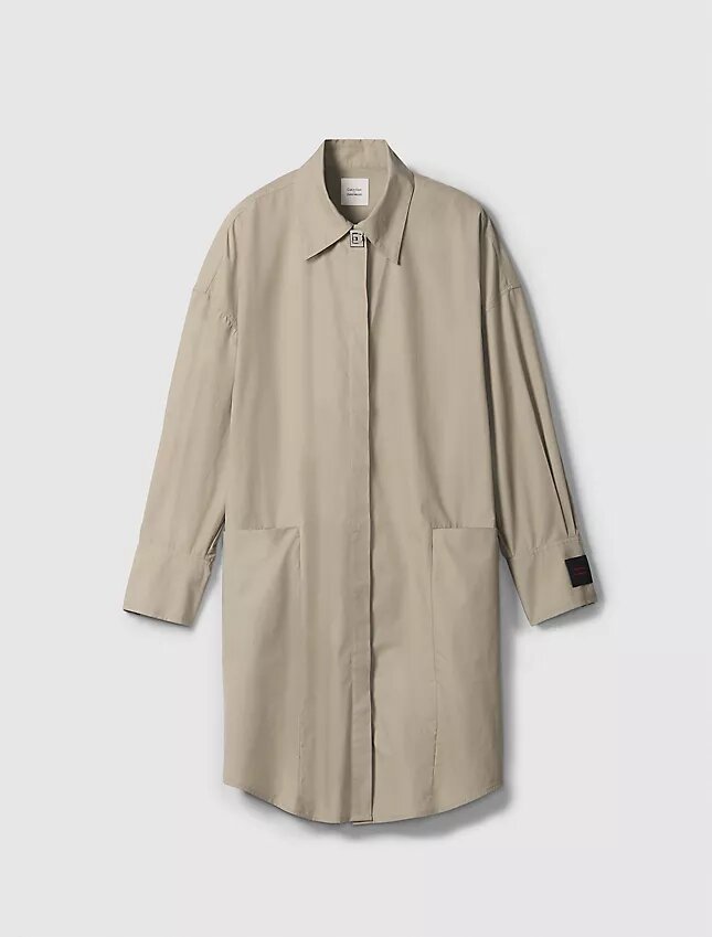 Mini-robe chemise en popeline Mini-robe chemise en popeline