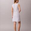 Mini-robe en coton mélangé à encolure en V Mini-robe en coton mélangé à encolure en V