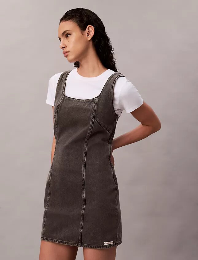 Mini-robe en denim Mini-robe en denim