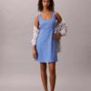 Mini-robe en mélange de lin Mini-robe en mélange de lin