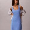 Mini-robe en mélange de lin Mini-robe en mélange de lin