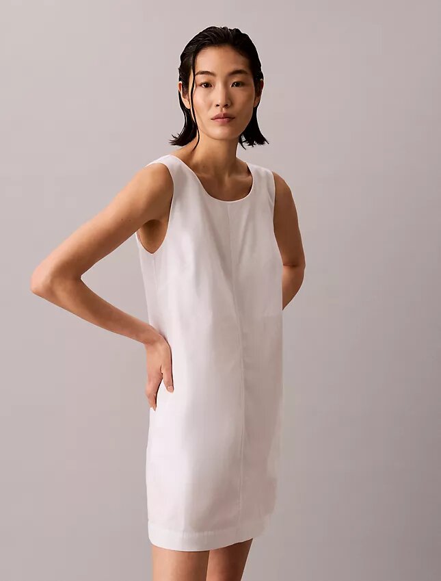 Mini-robe en popeline de coton Mini-robe en popeline de coton