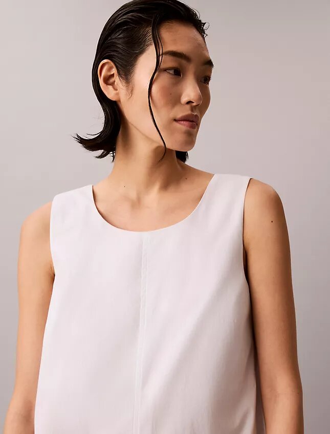 Mini-robe en popeline de coton Mini-robe en popeline de coton