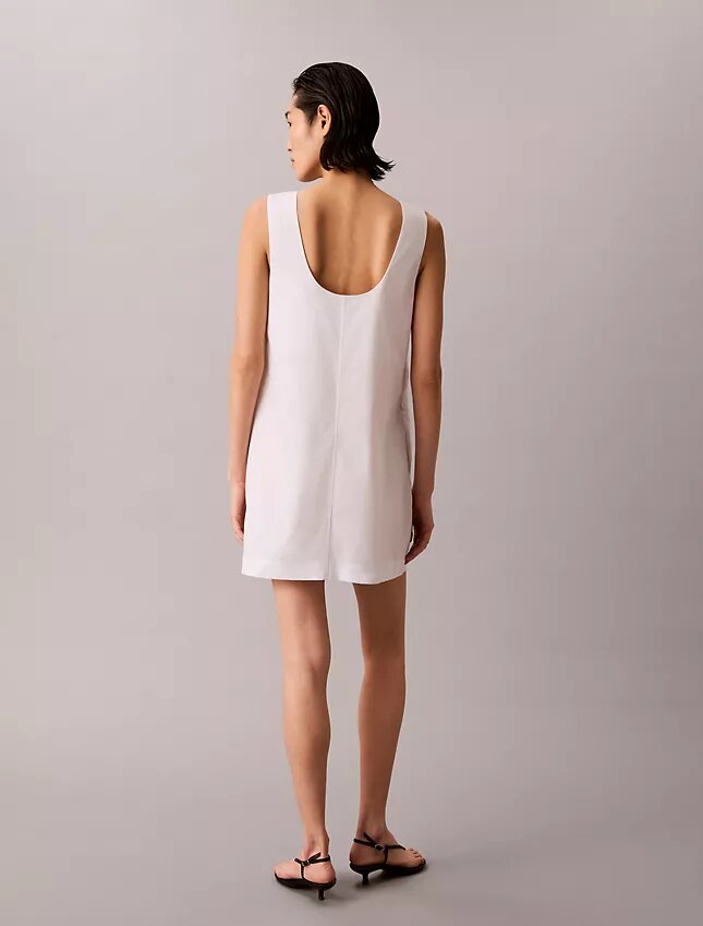 Mini-robe en popeline de coton Mini-robe en popeline de coton