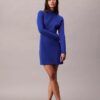 Mini-robe moulante en viscose lisse Mini-robe moulante en viscose lisse