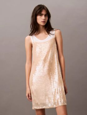 Mini-robe à paillettes