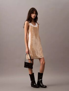 Mini-robe à paillettes