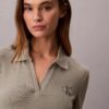 Mini-robe polo à côtes Monologo Mini-robe polo à côtes Monologo