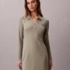 Mini-robe polo à côtes Monologo Mini-robe polo à côtes Monologo