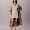 Mini-robe à rayures côtelées Monologo