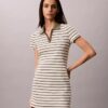 Mini-robe à rayures côtelées Monologo