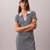 Mini-robe à rayures côtelées Monologo