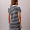 Mini-robe à rayures côtelées Monologo