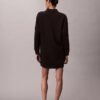 Mini-robe sweat-shirt polo lisse Mini-robe sweat-shirt polo lisse