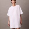 Mini-robe t-shirt ample en coton Mini-robe t-shirt ample en coton