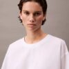 Mini-robe t-shirt ample en coton Mini-robe t-shirt ample en coton